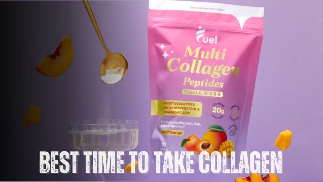 Fuel Multi collagen peptides best time to take it.