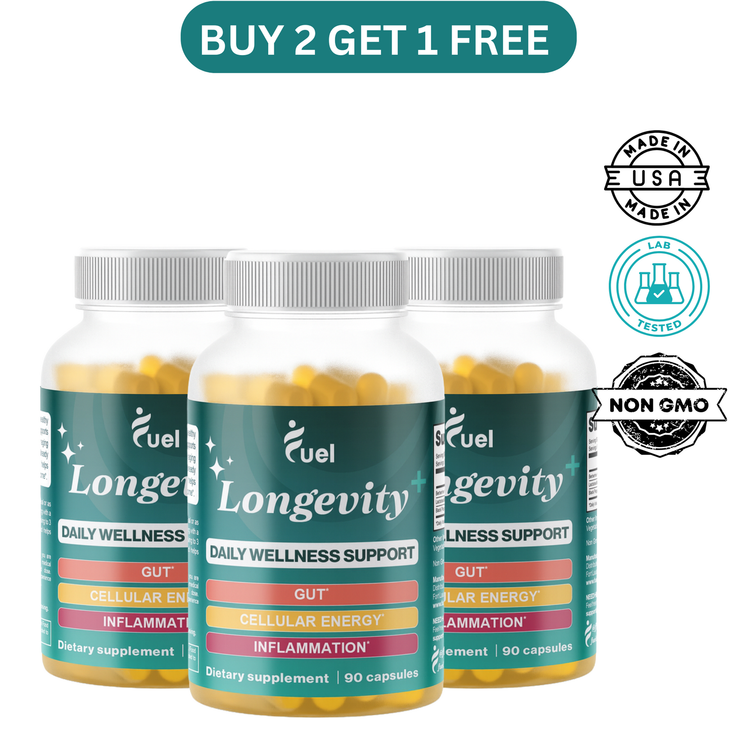 Longevity+ Daily Wellness Support