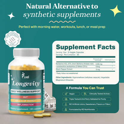 Longevity+ Daily Wellness Support