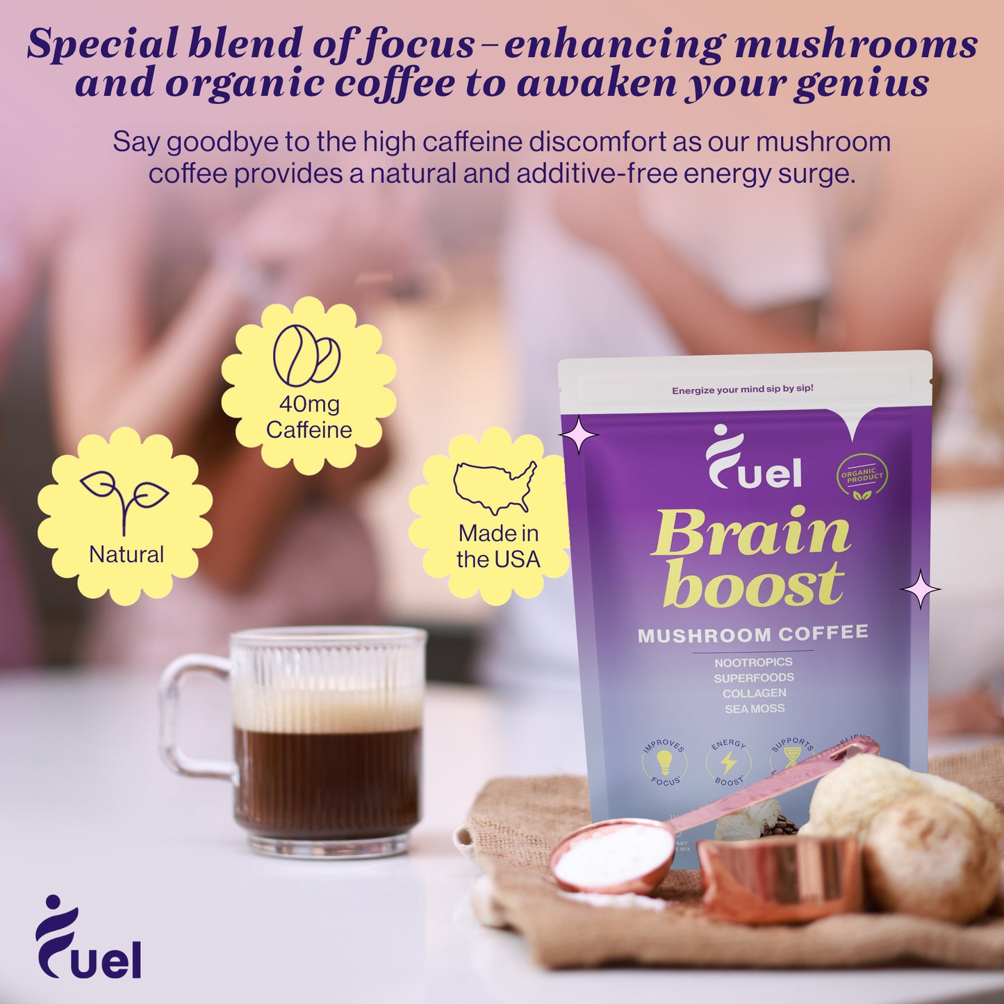 Brain Boost Mushroom Coffee