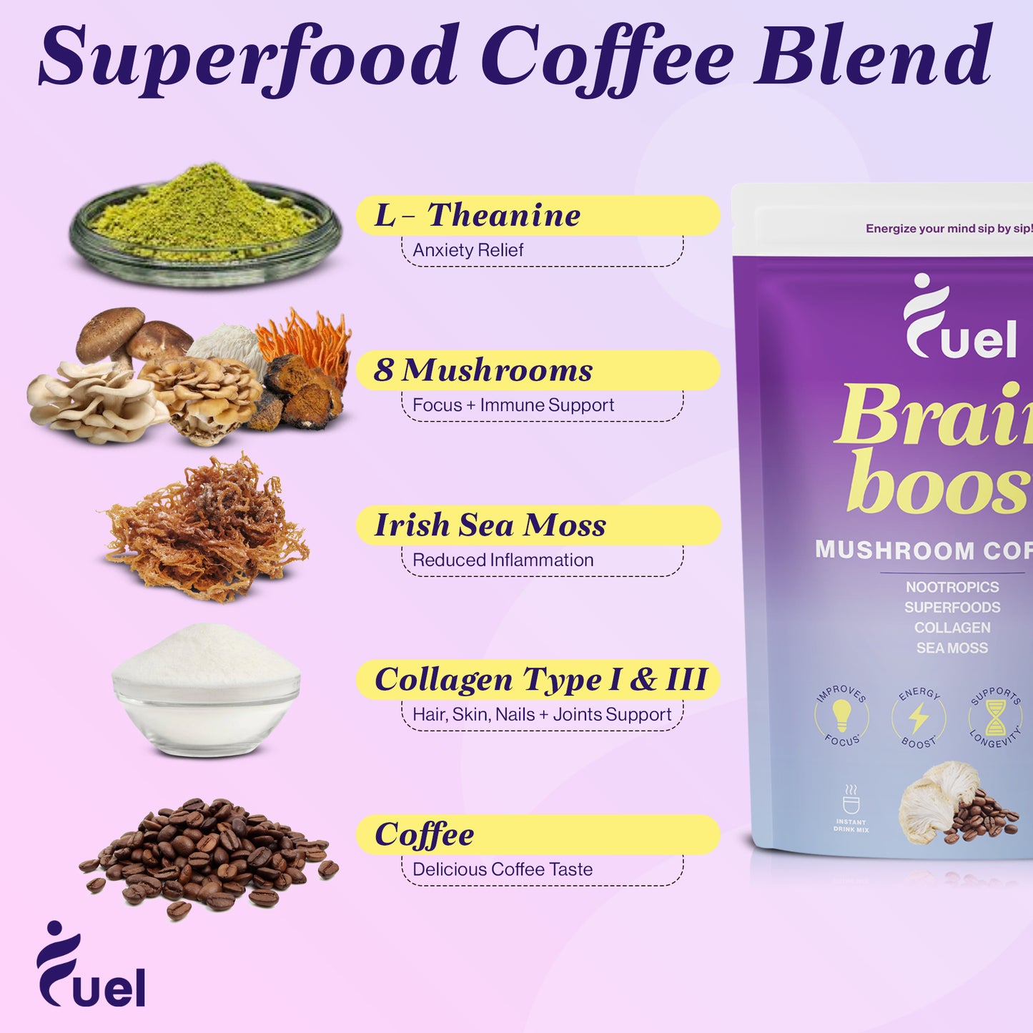 Brain Boost Mushroom Coffee