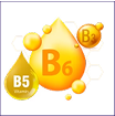 Vitamins B3, B5, B6