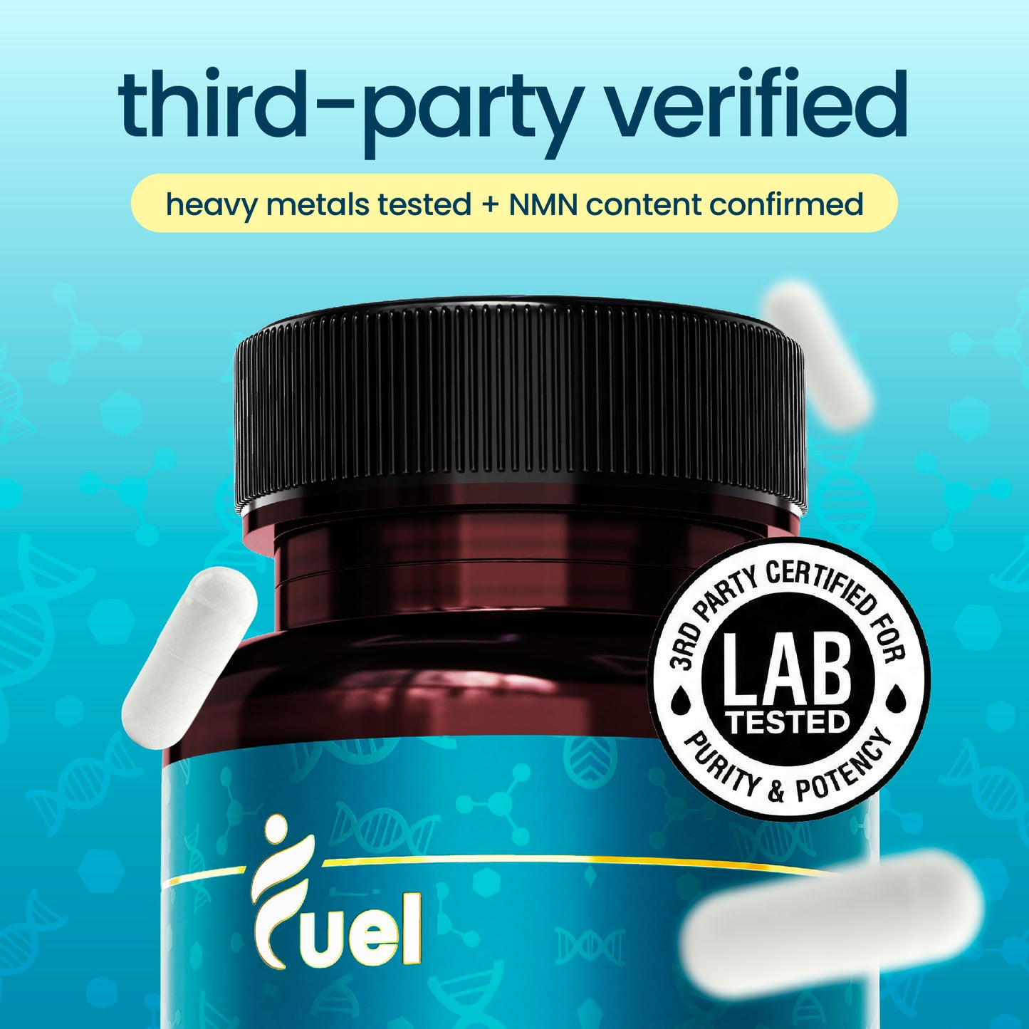 Fuel Liposomal NMN 500mg | Enhanced NAD+ Levels | Energy & Cellular Health