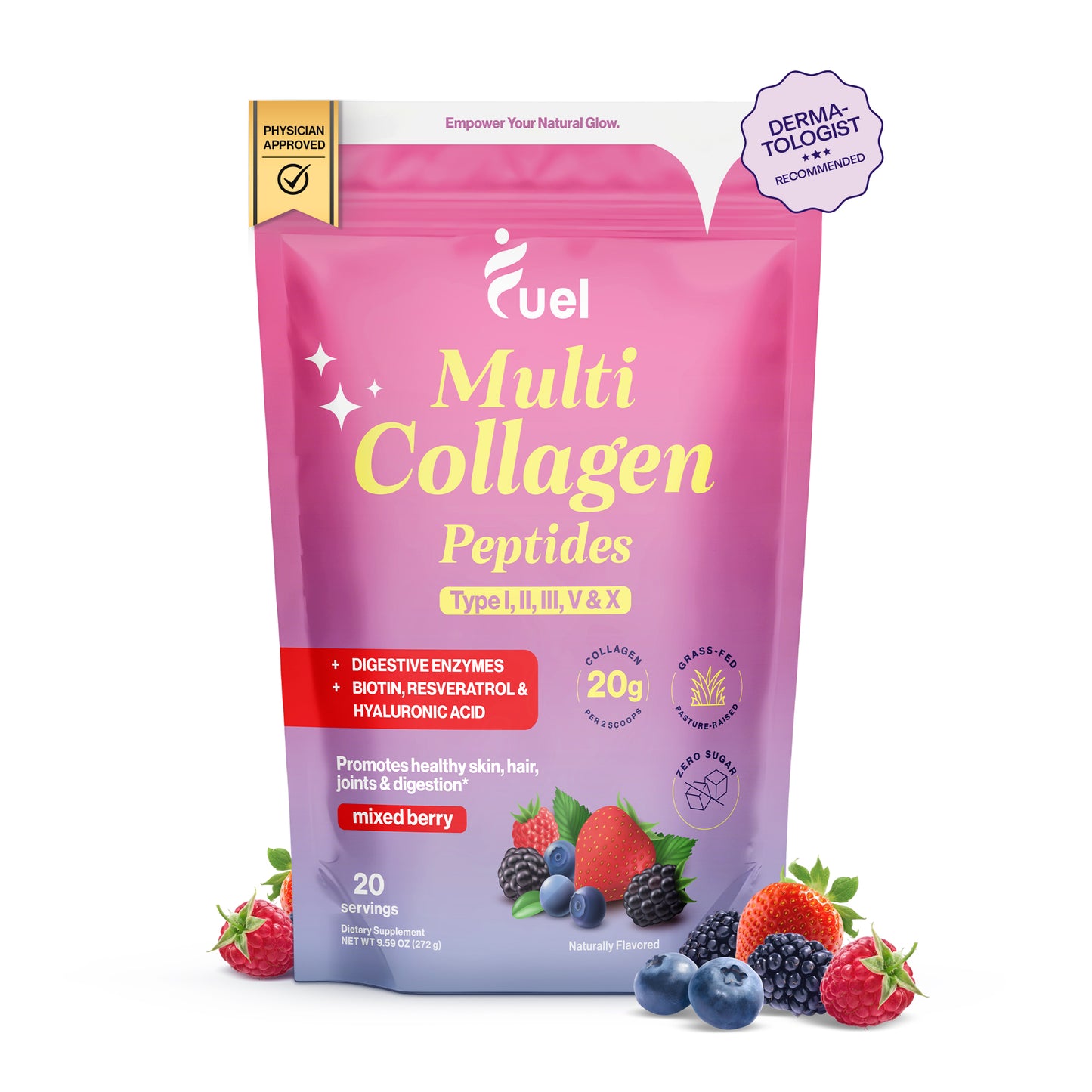 Mixed berries Multi Collagen Peptides