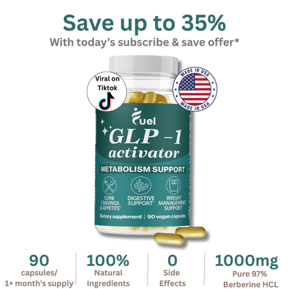 GLP-1 Activator - Natural GLP 1 Gut Booster and Cravings Control