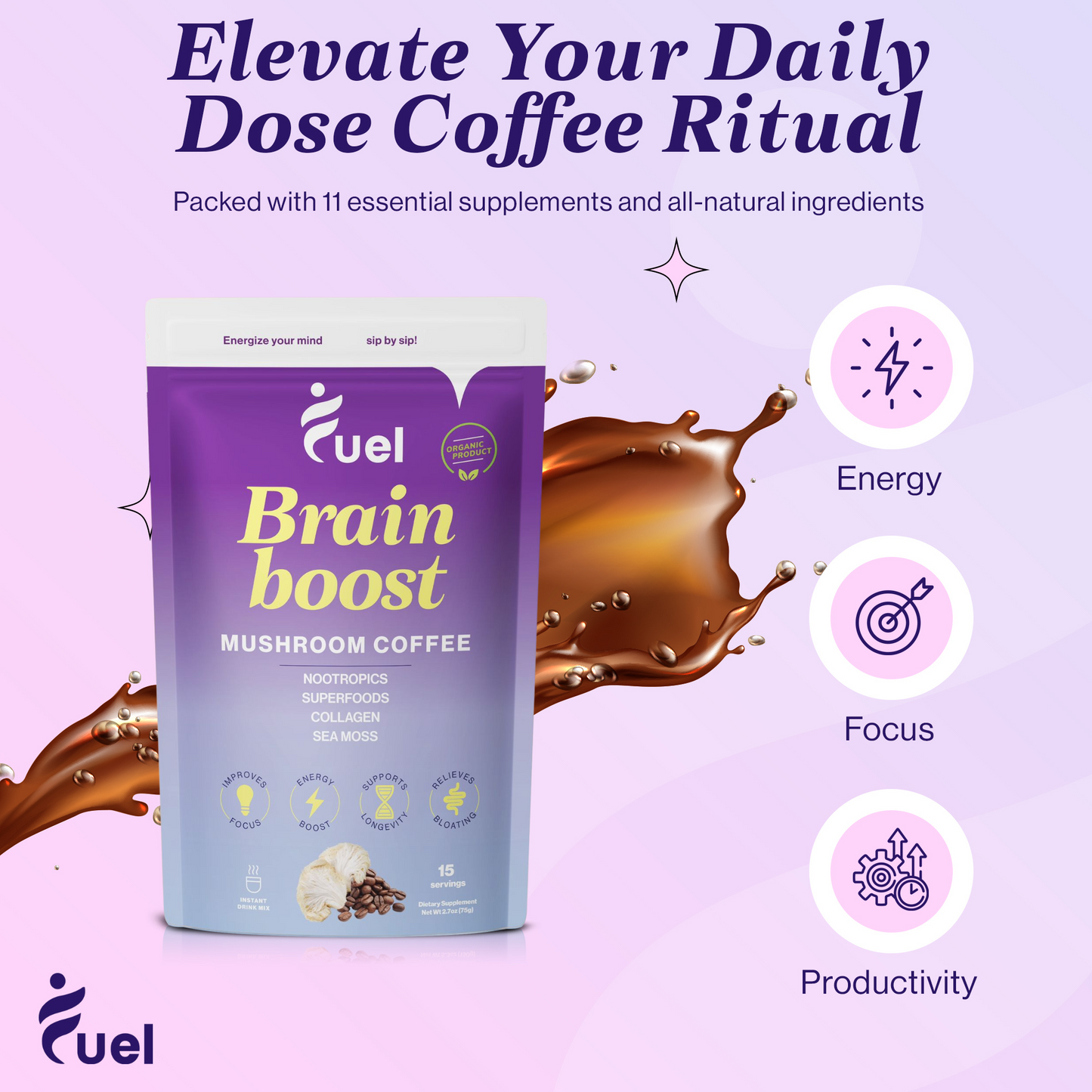 Brain Boost Mushroom Coffee