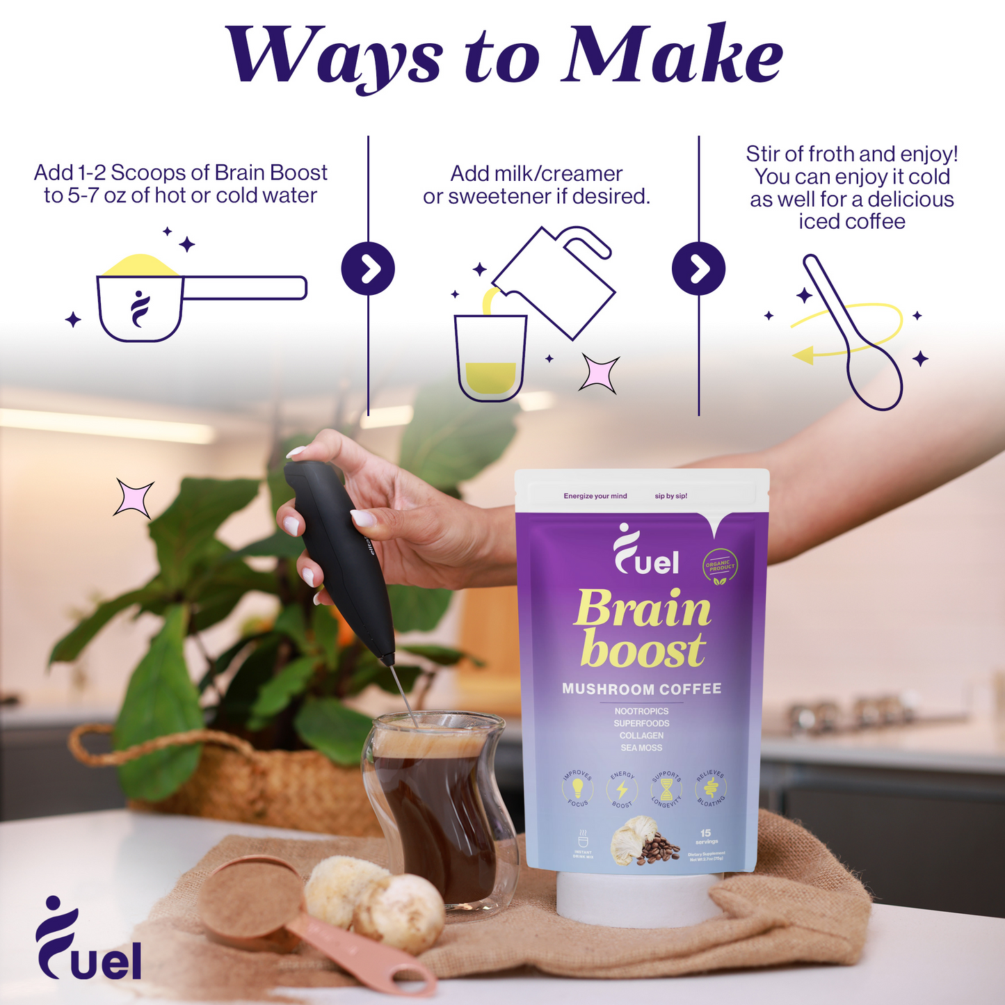 Brain Boost Mushroom Coffee